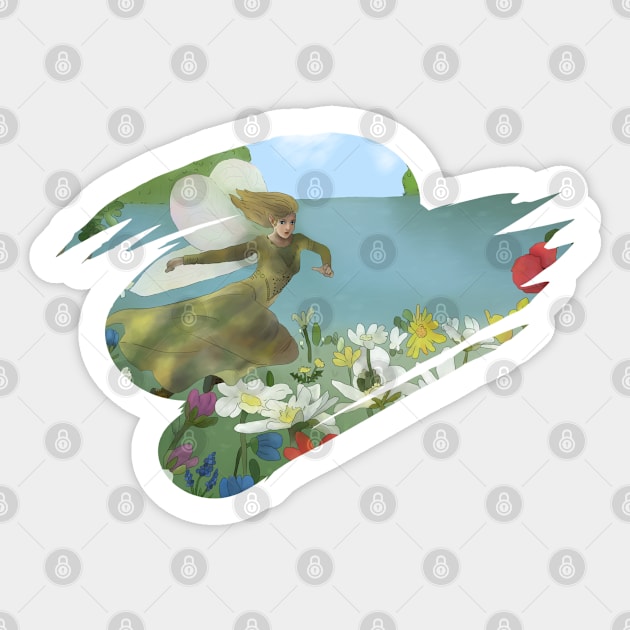 Waldsee Elfe Sticker by Blumchen